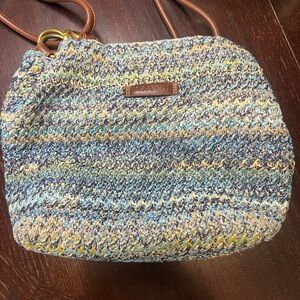 Multi-colored Rossetti weave purse